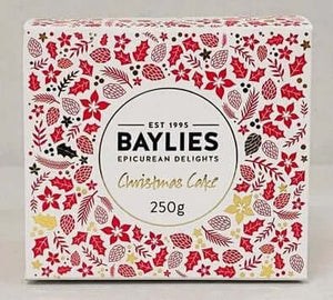 Baylies Epicurean Delights Christmas Cake made with local ingredients and Barossa Valley brandy for a rich, classic Australian flavor.