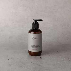 Hydrating hand cream with cocoa butter and citrus essential oils, made in Melbourne.