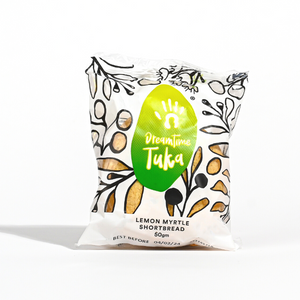 Zesty native lemon myrtle shortbread biscuits from Dreamtime Tuka