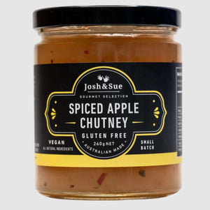 Gluten-free spiced apple chutney made by an award-winning mother and son team Josh & Sue