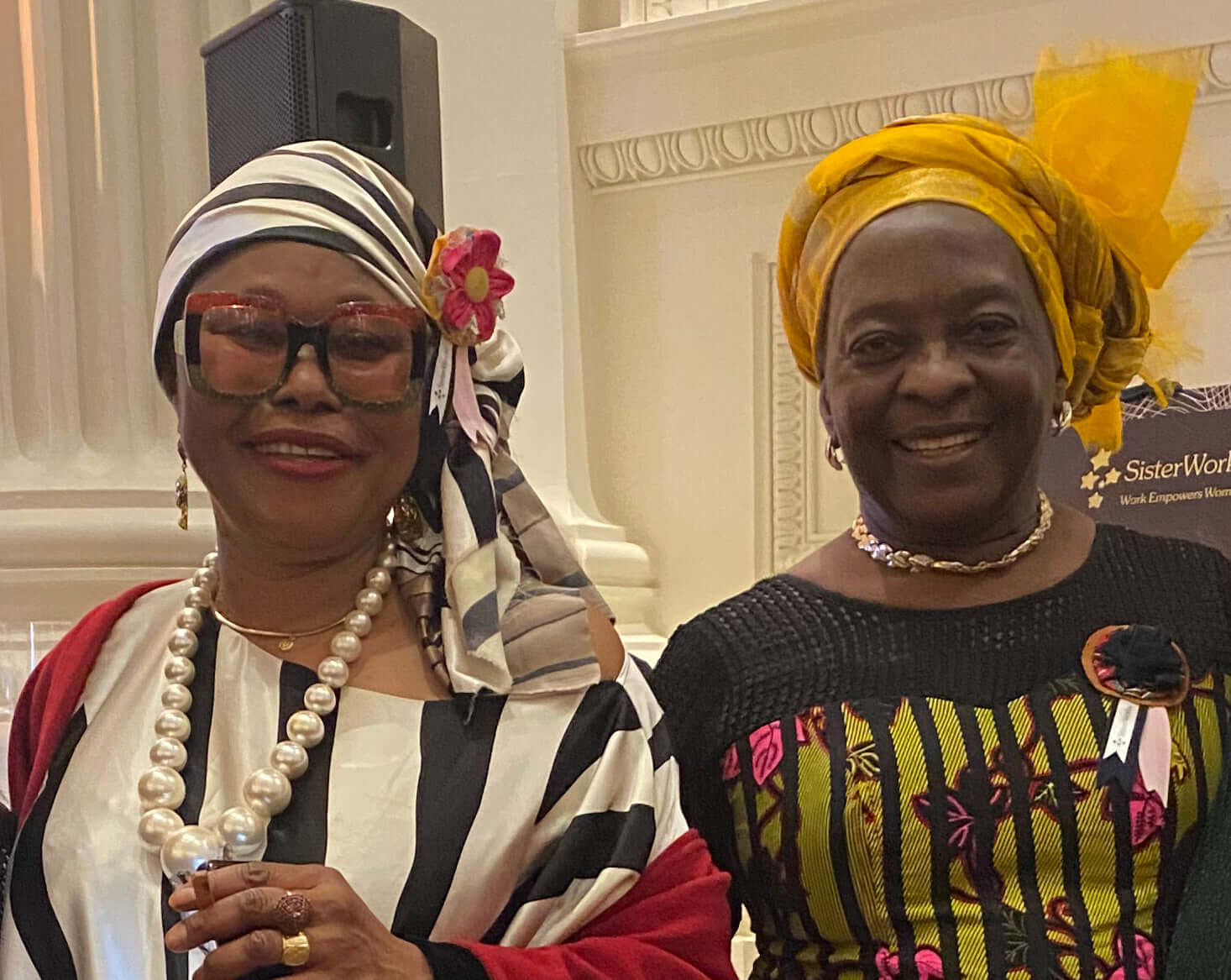 SisterWorks empowers refugee and migrant women through training, community, and products like fig jam and soy candles featured in curated hampers.