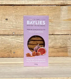Rich vanilla fig and caramel biscuits baked by Baylies Epicurean Delights in the Adelaide Hills.
