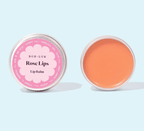 Bon Lux vegan lip balm with nut, fruit, and flower oils, scented with pure Bulgarian roses, perfect for on-the-go included in the hamper by curated with conscience