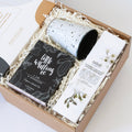 Goddess gift hamper with artisan ceramic cup, organic herbal tea, and natural hydrating body cream.