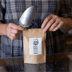 Mimosa Botanicals Bath Soak, luxurious soak with essential oils, pink clay, cocoa butter, and Epsom salts from Castlemaine.