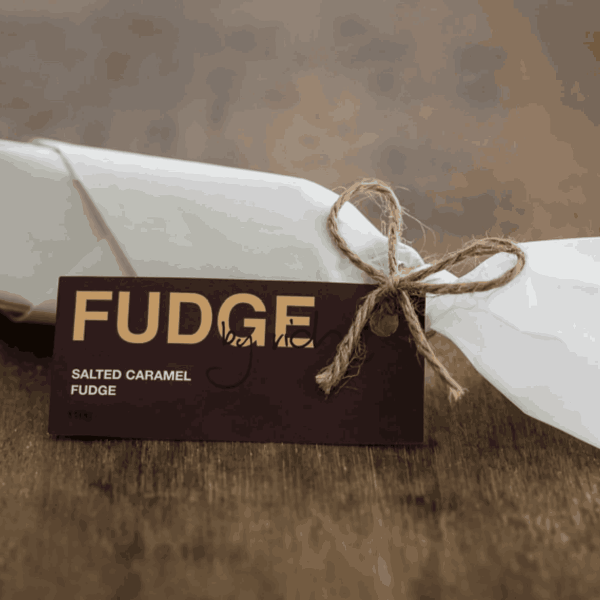 Creamy salted caramel fudge made on Wurundjeri country in Yarra Valley by FUDGE by Rich, smooth and melt-in-your-mouth