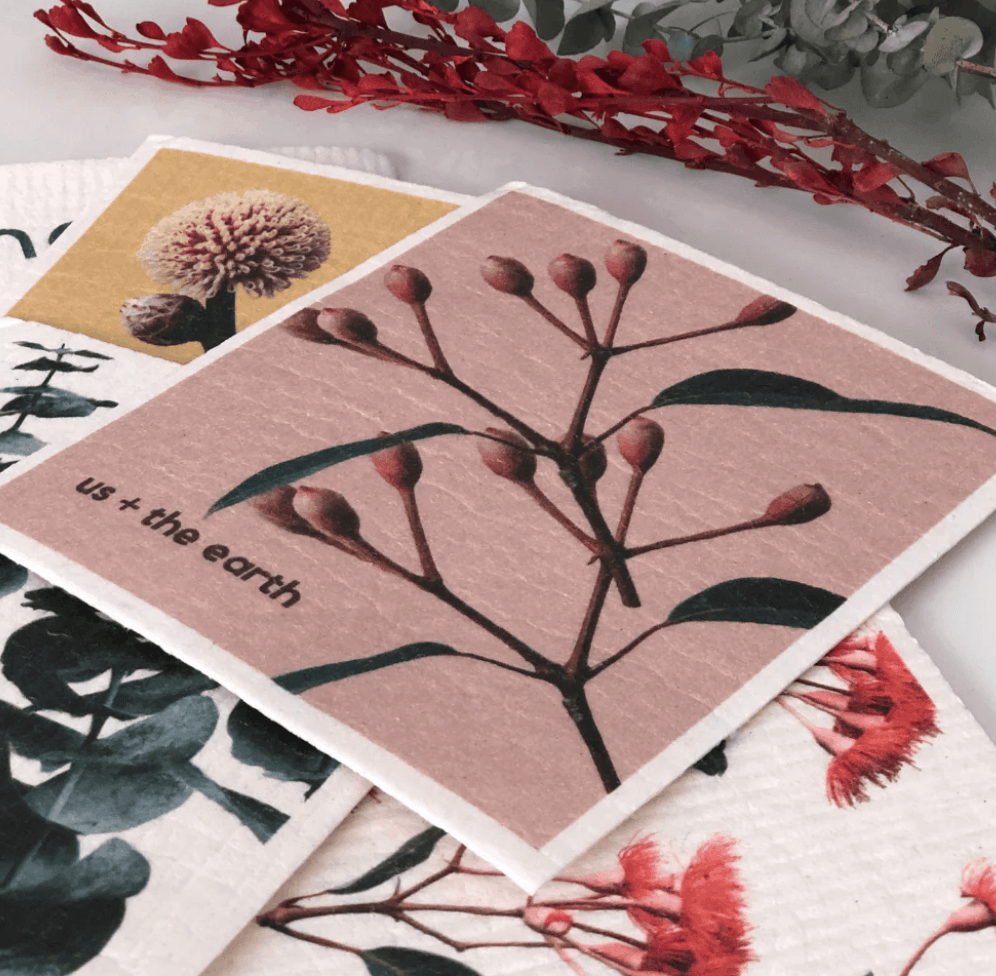 Organic cotton waffle weave hand towel, handwoven by a Fair Trade women’s co-op in India, soft, absorbent, and sustainably made.