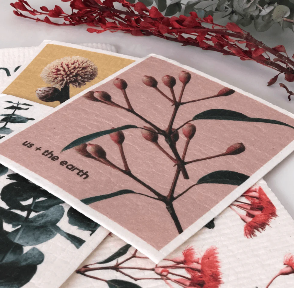 Organic cotton waffle weave hand towel, handwoven by a Fair Trade women’s co-op in India, soft, absorbent, and sustainably made.