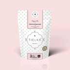 Tielka certified organic chai in 10 pyramid tea bags, rich, creamy, and award-winning blend included in the hamper by curated with conscience