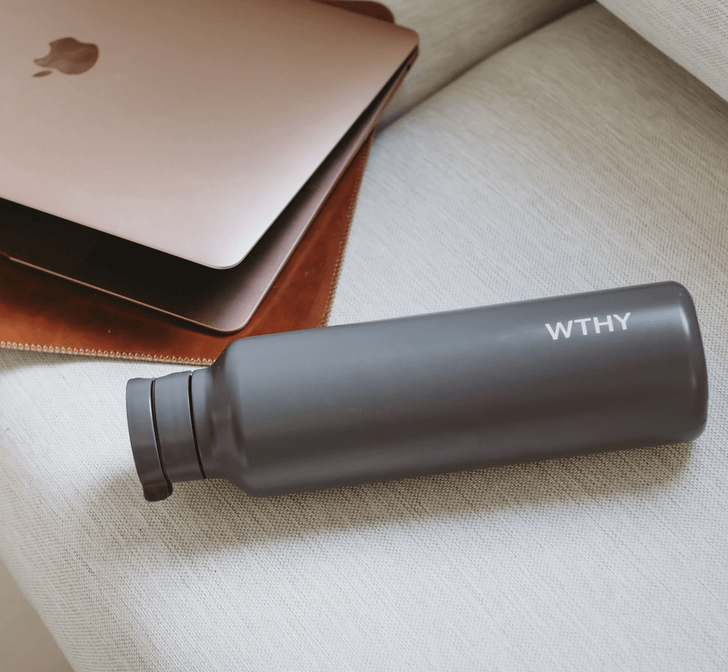 Stylish Worthy drink bottle made in Australia from 100% sustainable sugar cane, carbon-neutral, eco-friendly, non-toxic, and fully recyclable.