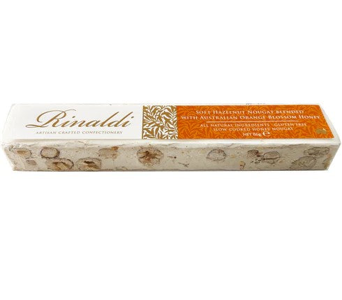 Gluten-free almond nougat with Australian blue gum honey from Adelaide.