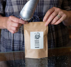 Luxurious bath soak with geranium, patchouli, orange oils, epsom salts, pink clay, and cocoa butter.